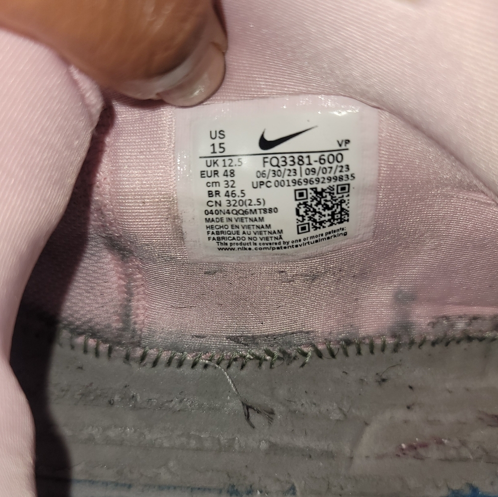 NIKE Sabrina  1 West Coast Baskstball Running Shoe  FQ3381. Women Size 15 - Picture 7 of 9